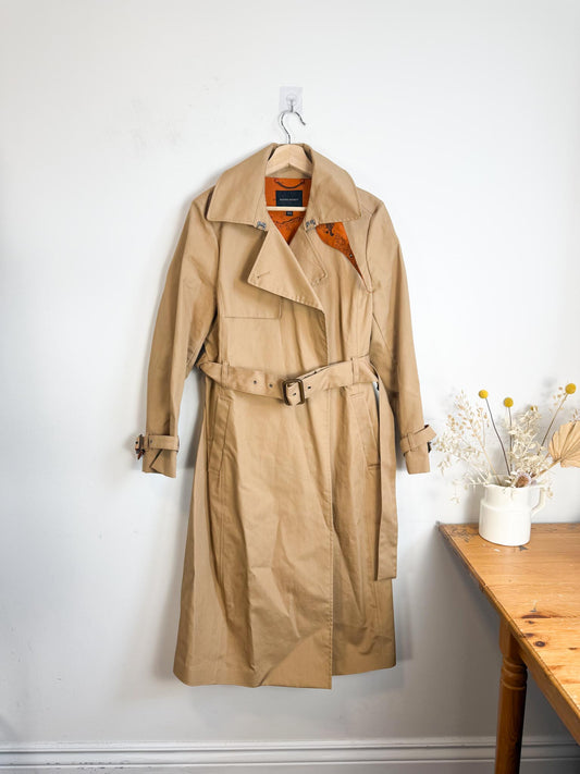 Banana Republic Khaki Trench Coat (Size M/L)