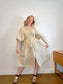 & Other Stories Puff Sleeve Midi Dress in Beige (Size S-L)