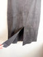 Grade & Gather "Michelle Vegan Suede Pencil Skirt in Black" NWT (Size L)