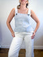 Everlane "The Apron Linen Tank in Grey" (Size 8)