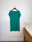 Kit & Ace Pima Cotton Striped T-Shirt Dress in Green (Size M)