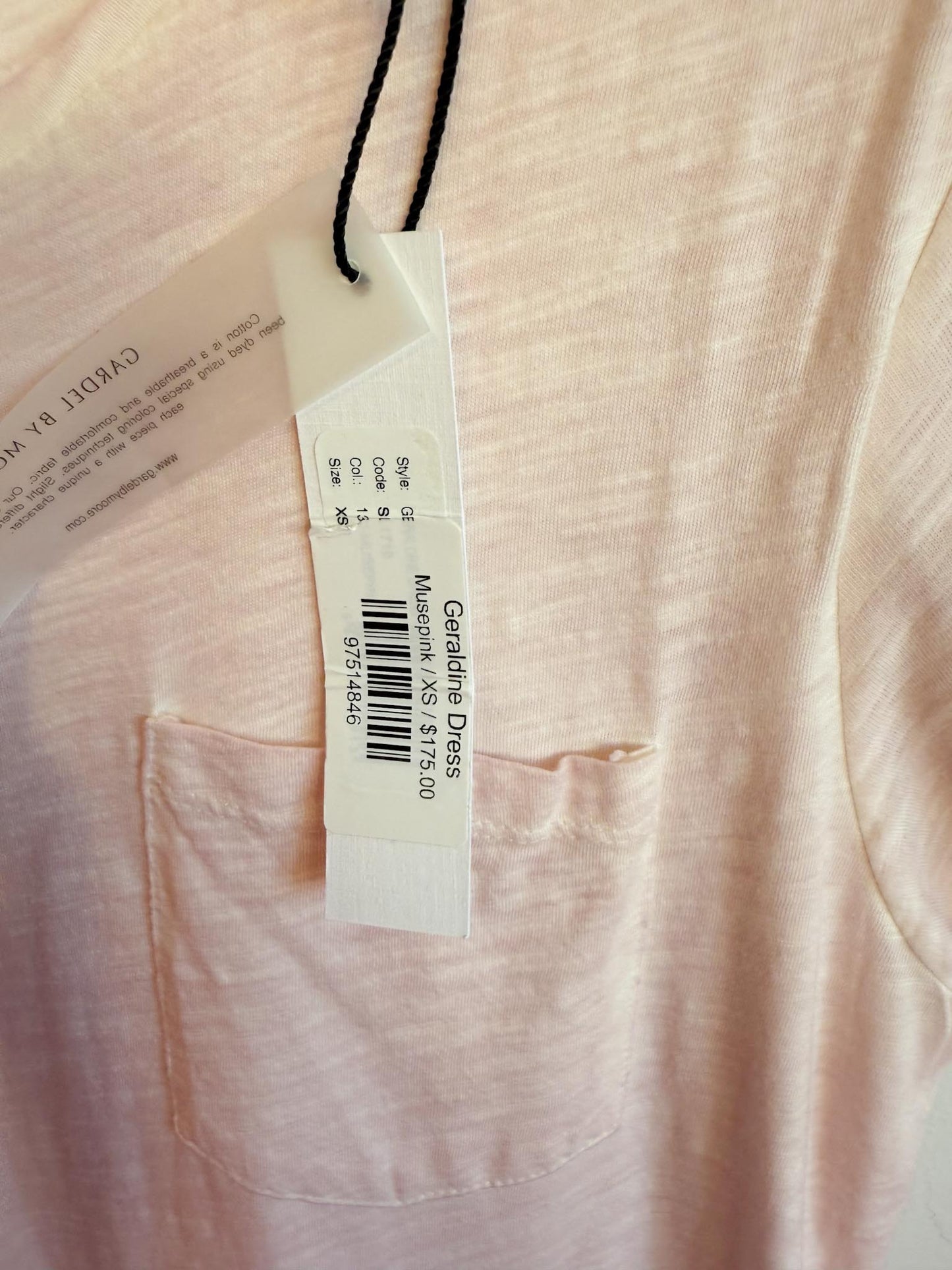 Gardel by Moore "Geraldine Dress in Muse Pink" NWT (Size XS/S)