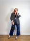 Diana Coatsworth Design Jacket in Black Metallic (Size M)