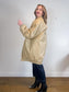 The Frankie Shop "Jesse Faux-Leather Jacket in Beige NWT" (Size M-XL)