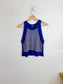 Wilfred Knit Halter Top in Blue / White (Size S/M)