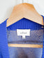 Wilfred Knit Halter Top in Blue / White (Size S/M)