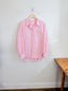 Babaton Cotton Button Down in Pink (Size L)