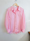 Babaton Cotton Button Down in Pink (Size L)