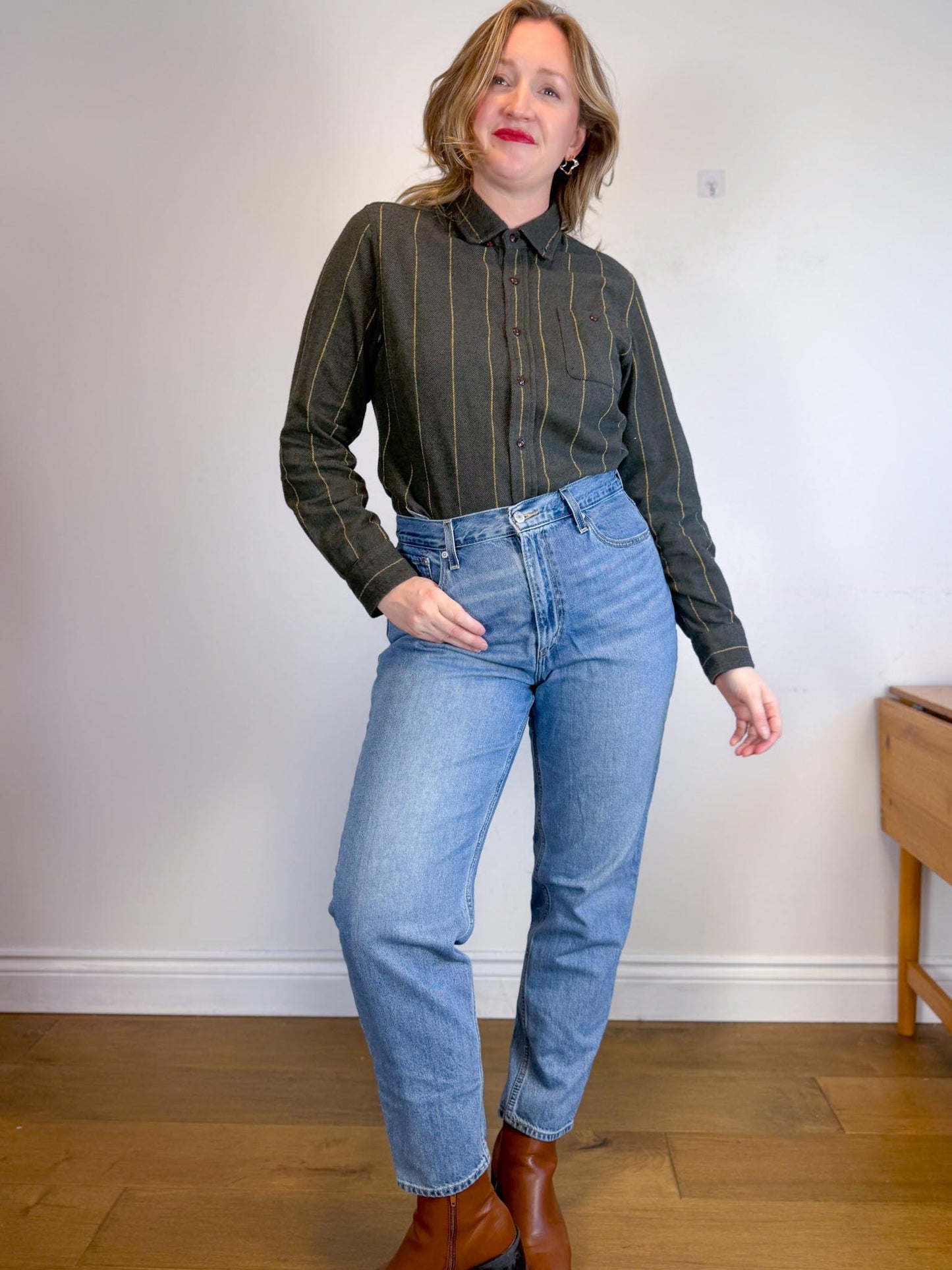 AGOLDE "Lana Straight Jeans" (Size 31)