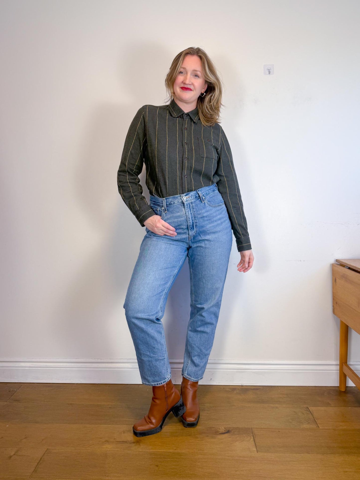 AGOLDE "Lana Straight Jeans" (Size 31)