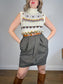 PAUW Amsterdam Designer Tulip Wool Mini Skirt SOLD AS IS (Size L)