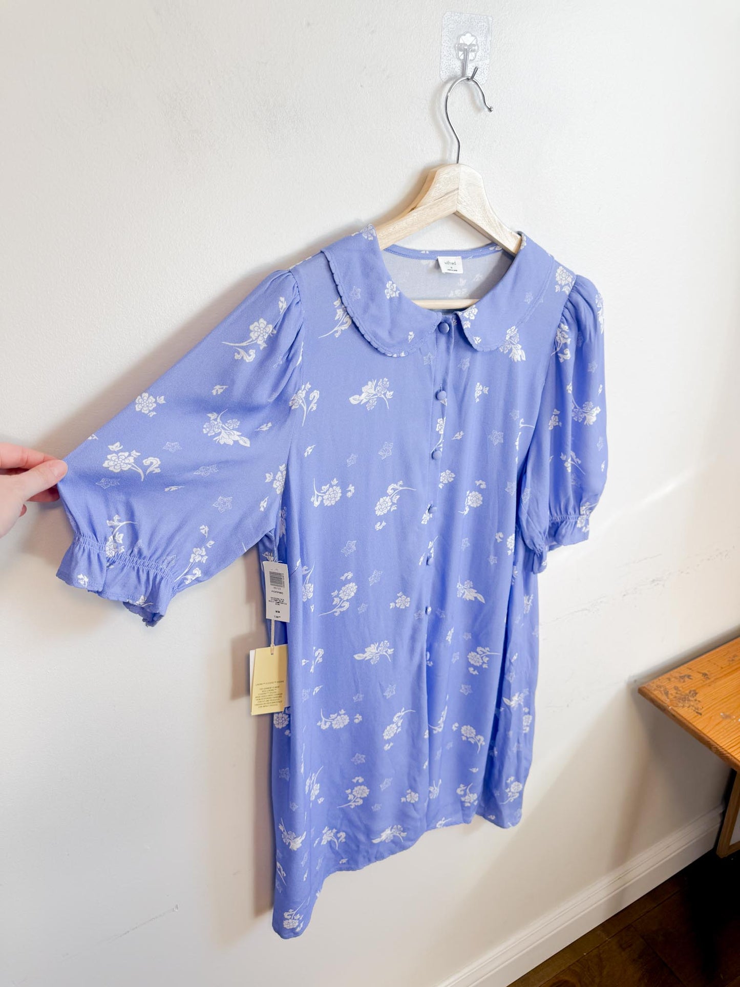 Wilfred "Poppins Dress in Periwinkle" NWT (Size M)