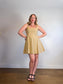 Gap Square Neck Line Mini Dress in Beige NWT (Size 12)