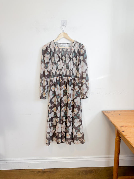 Mad About You x Jilly Box "The Grace Midi Dress in Floral" (Size S/M)