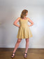 Gap Square Neck Line Mini Dress in Beige NWT (Size 12)