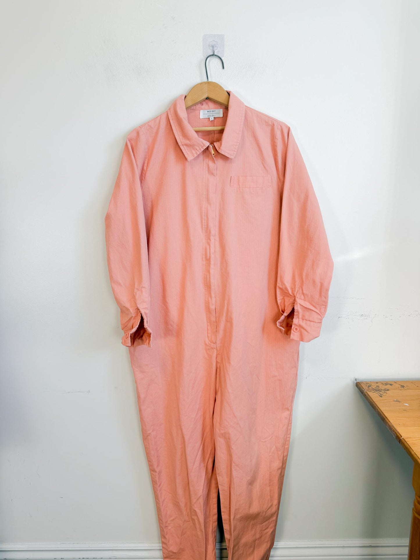 RED SKY Slow Fashion Boiler Suit in Pink (Size L)