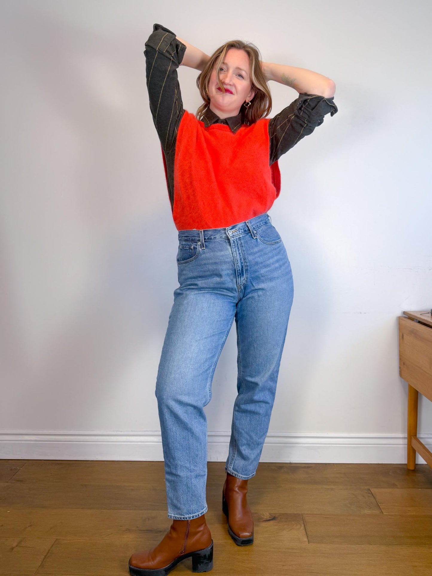 AGOLDE "Lana Straight Jeans" (Size 31)