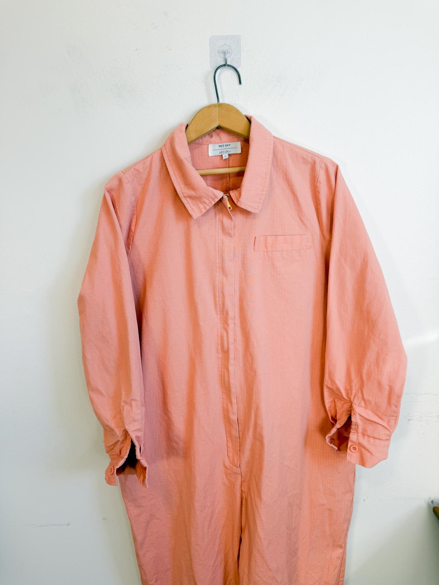 RED SKY Slow Fashion Boiler Suit in Pink (Size L)