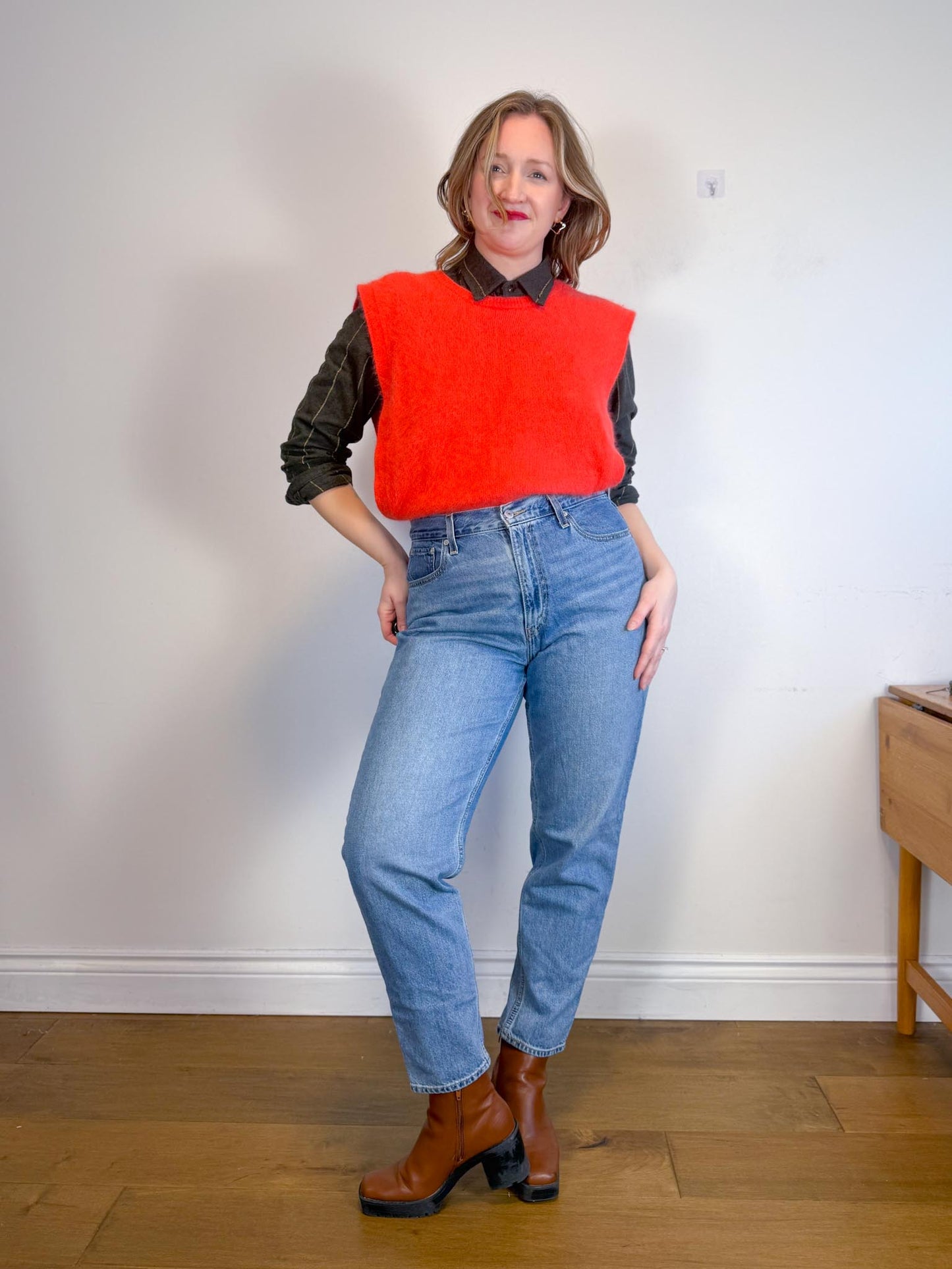 AGOLDE "Lana Straight Jeans" (Size 31)