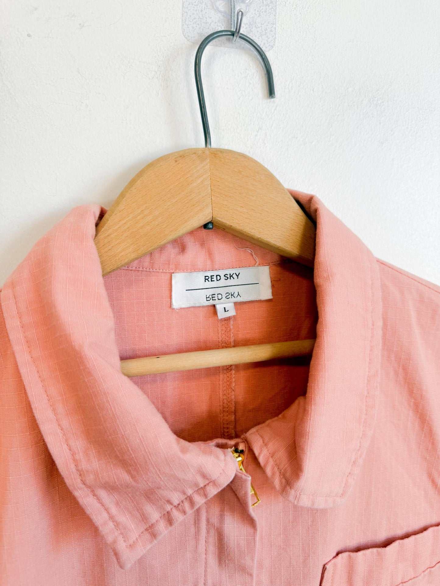 RED SKY Slow Fashion Boiler Suit in Pink (Size L)