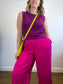 Sleeveless Sweater Vest in Plum (Size M/L)