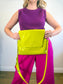 Matt & Nat Crossbody Flap Purse in Chartreuse