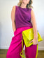 Sleeveless Sweater Vest in Plum (Size M/L)