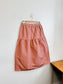 Wilfred Taffeta Midi Skirt in Rose (Size M)