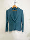 MiiK Slow Fashion "Emily Soft Blazer" in Dark Teal (Size XS)