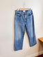 Denim Forum "The Farrah Hi-Rise Wide Jean" (Size 31)