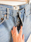 AGOLDE "Parker Long Jean Short" (Size 31)
