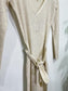 The Group Babaton Merino Wool "Henley Sweater Dress" in Heather Birch (Size M)