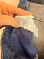 Sisley Organic Cotton Wide Leg Denim in Dark Wash (Size 31)