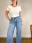 Good American "Good Standard Ease Jeans in Light Wash" NWT (Size 27)