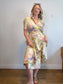 Vintage Piazza Sempione Floral Midi Dress (Size L)