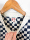 SHRIMPS Checkered Sweater Vest in Navy/White (Size S)
