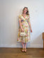 Vintage Piazza Sempione Floral Midi Dress (Size L)