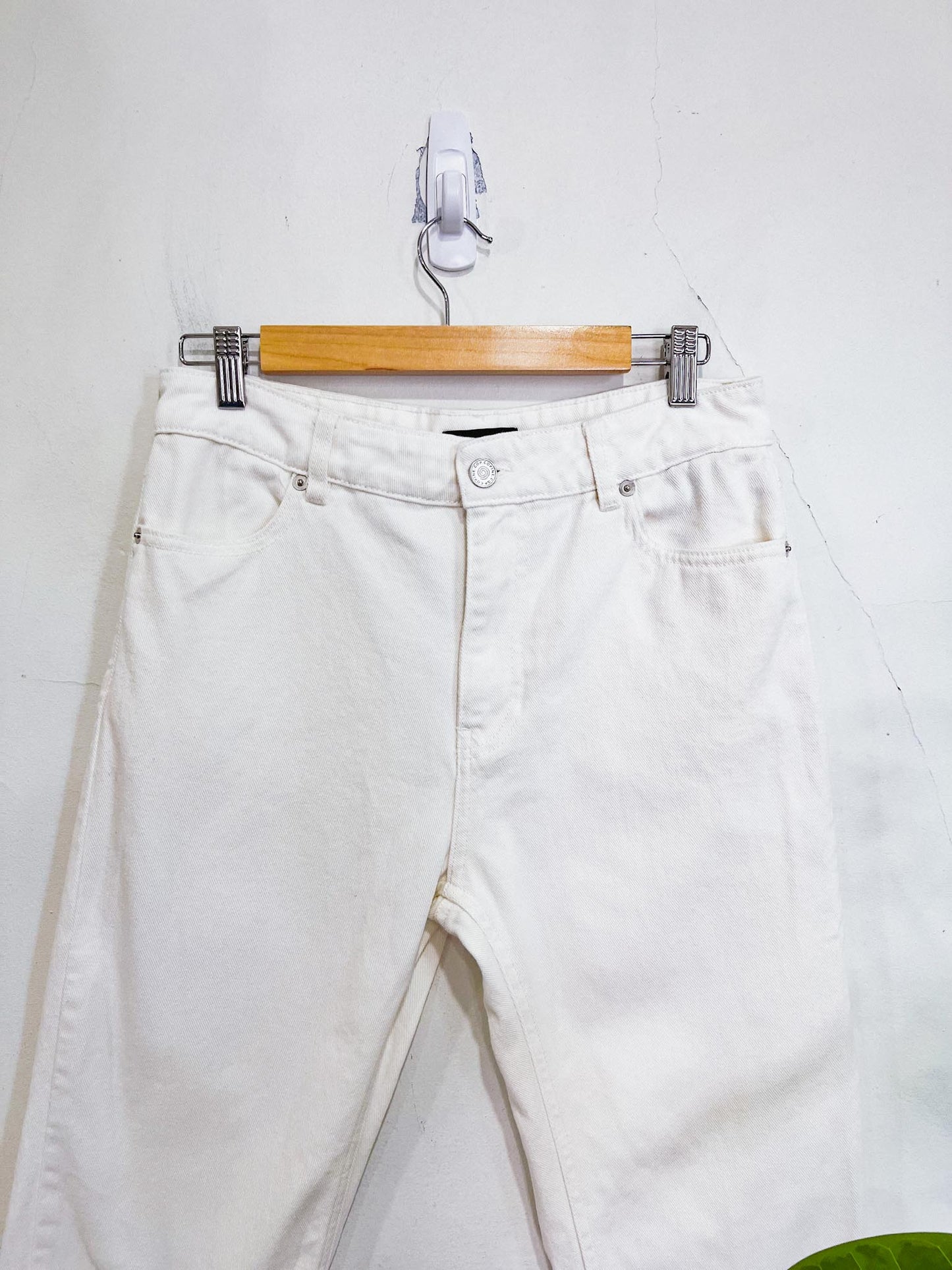 Cop. Copine Straight Leg Jeans in White (Size 29/30)