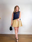 Gap Square Neck Line Mini Dress in Beige NWT (Size 12)