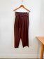 InWear High Rise Belted Culottes in Brown (Size 10)