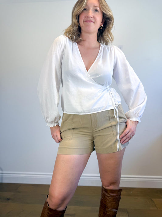 Wilfred "Gracious Blouse in White" (Size M)