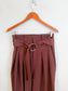 InWear High Rise Belted Culottes in Brown (Size 10)