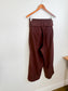 InWear High Rise Belted Culottes in Brown (Size 10)