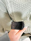 L'ENVERS Sustainable Knitwear "Organic Cotton Cropped Sweater in Mint Green" (Size L)