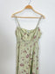 Wilfred "Genoa Linen Midi Dress in Sage Green Floral" (Size XL)