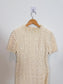 Vintage 1960s Crochet Lace Mini Dress SOLD AS IS (Size S)