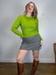 Vintage Green Wool Crewneck (Size S)