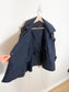 Massimo Duttio Short Trench Coat in Navy (Size M/L)