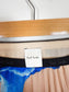 Paul Smith "Pleated Skirt in Blue/Taupe Floral" (Size S)