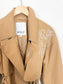 Anthropologie NVLT Embroidered Trench Coat (Size XL)